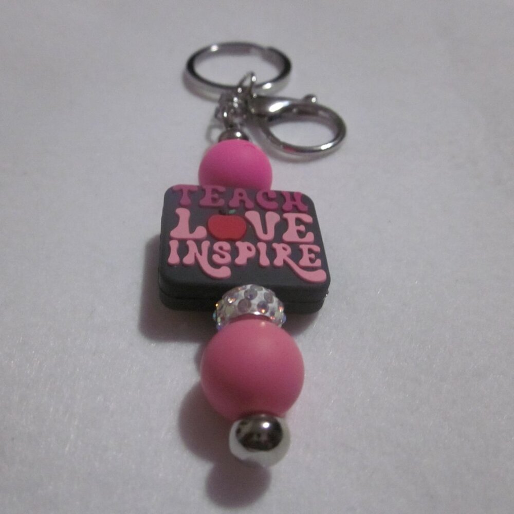 Pink Inspirational Keychain. - Picture 4 of 4